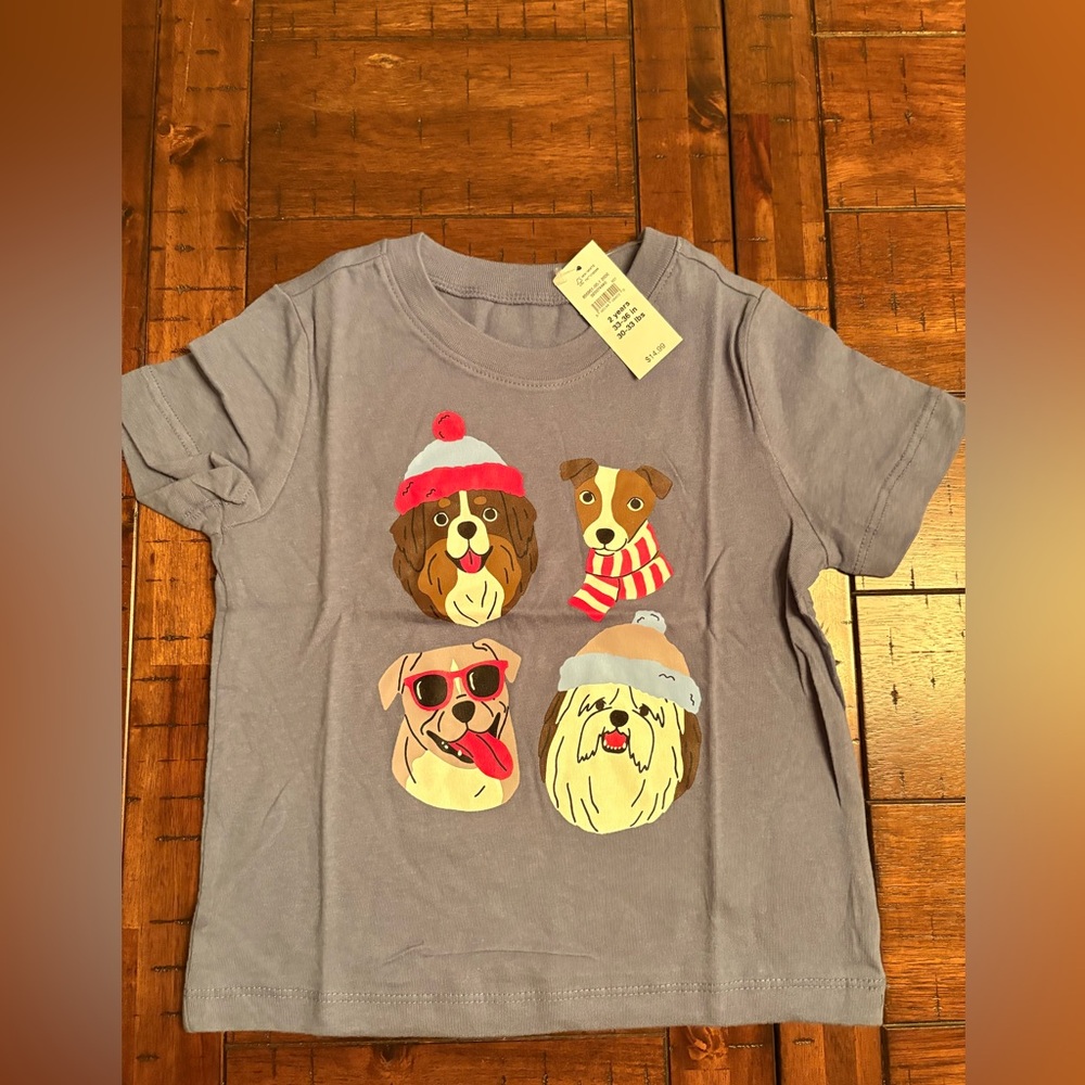 Gap Bainbridge Blue Dogs T-shirt - 2T